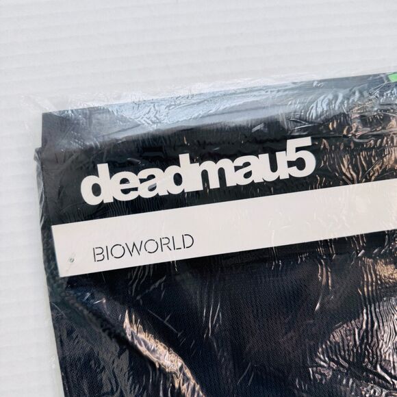 Deadmau5 Bag Cinch Backpack Tote Merch Electronic Music Logo Bioworld Y2K NEW - Picture 3 of 8